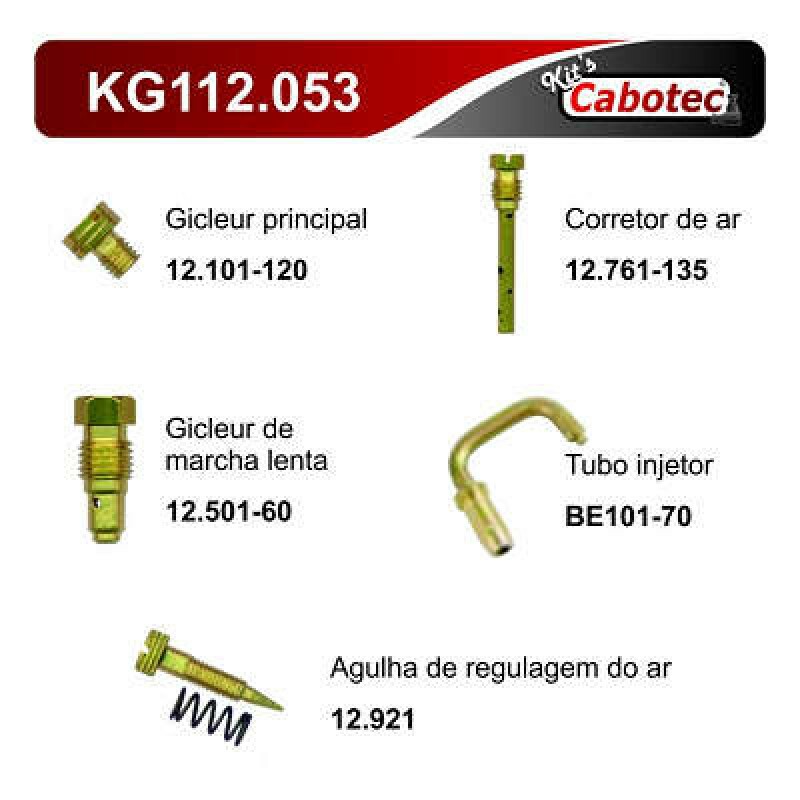 KIT CALIB CARB KG112053 KIT CALIB CARB KG112053