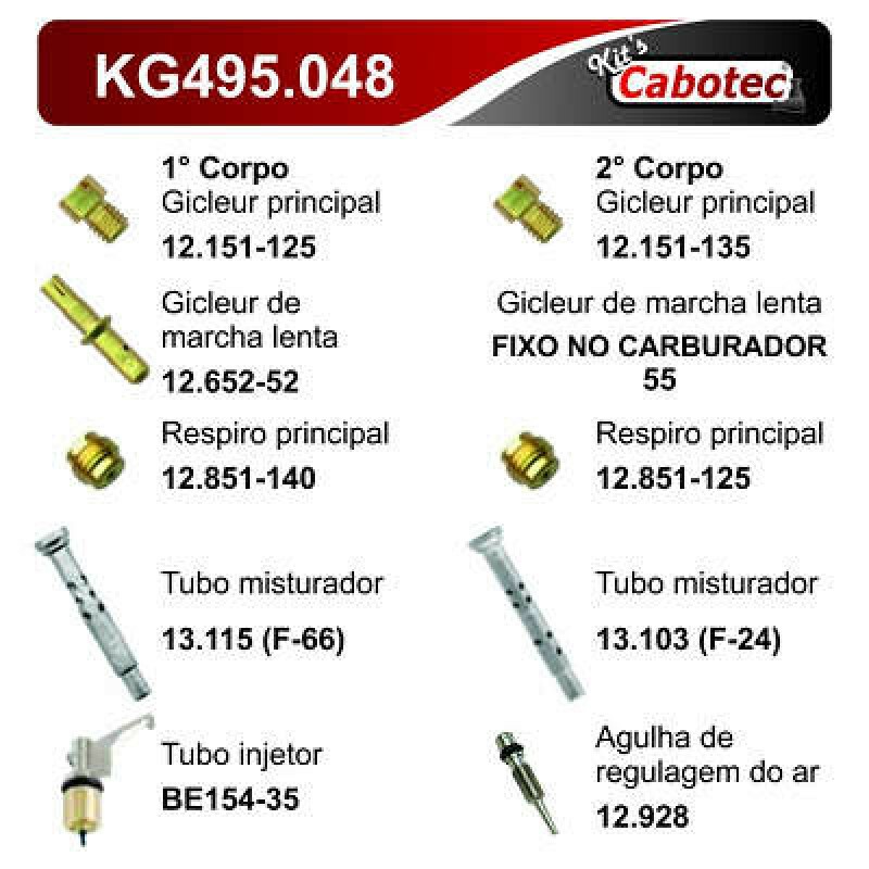 KIT CALIB CARB KG495048